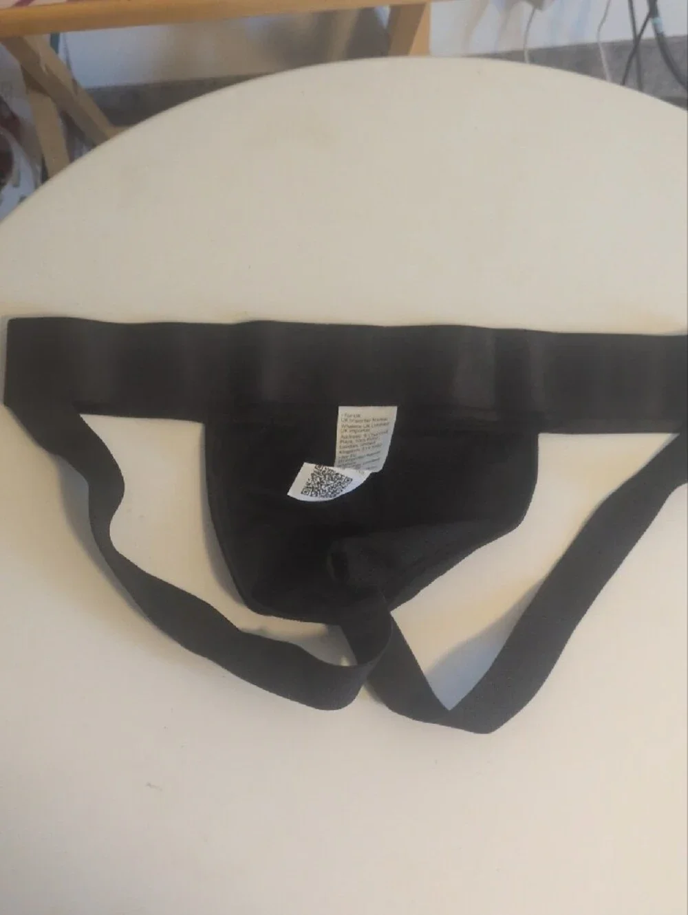 Men's Black Supportive Athletic Jockstrap
